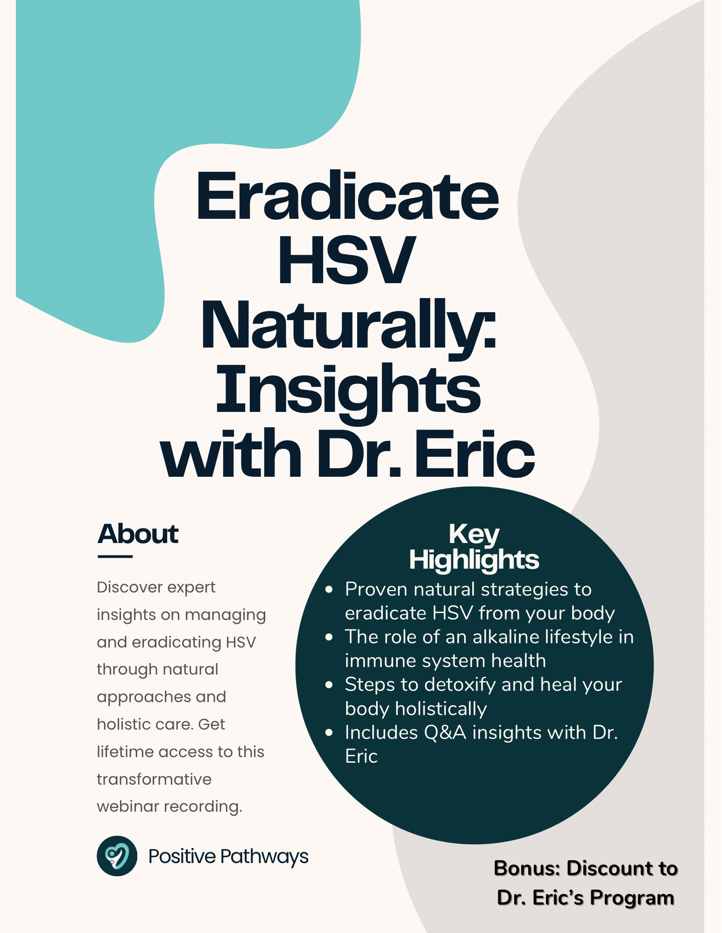 Eradicate HSV Naturally: Insights with Dr. Eric with Discount Code